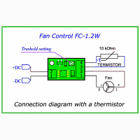 Регулятор оборотов вентилятора охлаждения электроники - терморегулятор