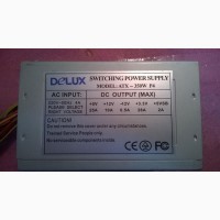 Блок питания DELUX ATX-350W P4, (20+4)pin
