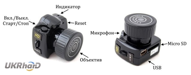 Фото 2. Mini Y2000 Мини Видеокамера наблюдения 2мп беспроводная с функциями Фотоаппарат веб-камера