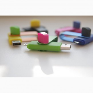Флешка USB 32Gb 2 в 1 USB+OTG Много цветов USB-флеш накопитель 32 Гб Оригинальная флешка