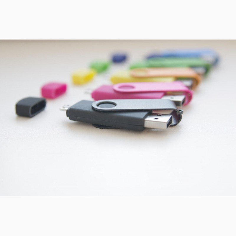 Фото 2. Флешка USB 32Gb 2 в 1 USB+OTG Много цветов USB-флеш накопитель 32 Гб Оригинальная флешка