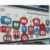 Как сделать фирменный календарь оригинальным? Магнитное окошко для календарей с логотипом