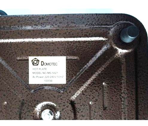 Фото 4. Плита электрическая однокомфорочная Domotec MS-5821 1000W электроплита