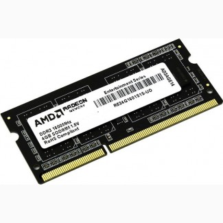 Оперативная память AMD SODIMM DDR-3 4GB 1600 Mhz