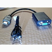HDMI - VGA переходник для подключения к мониторам приставок, тюнеров