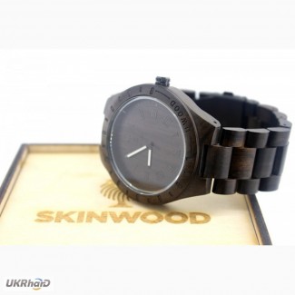 Деревянные наручные часы Black Uwood
