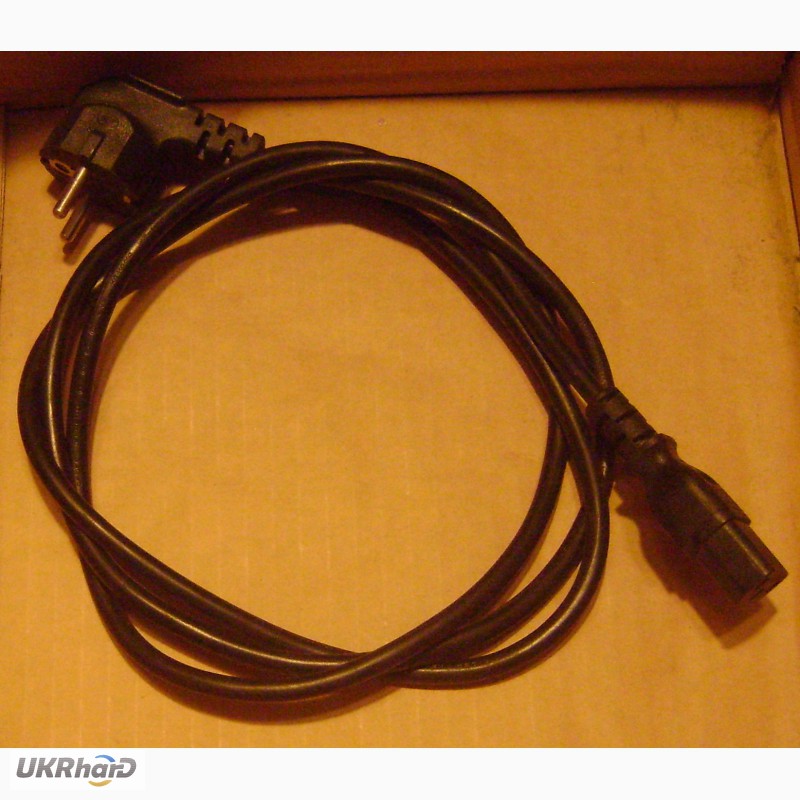 Фото 18. Сетевой шнур ( кабель питания ) для компьютера
