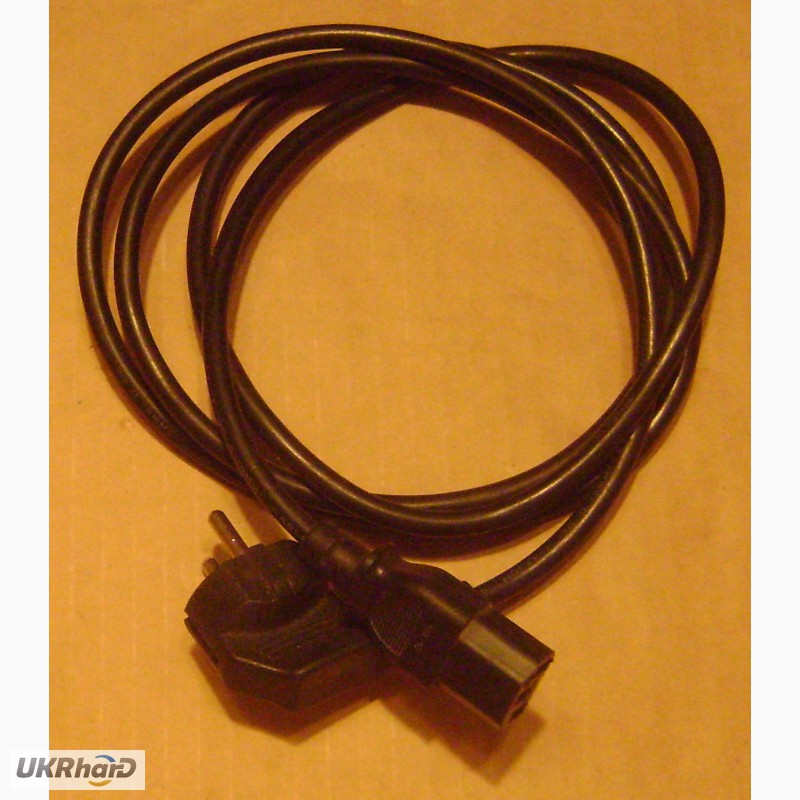 Фото 20. Сетевой шнур ( кабель питания ) для компьютера