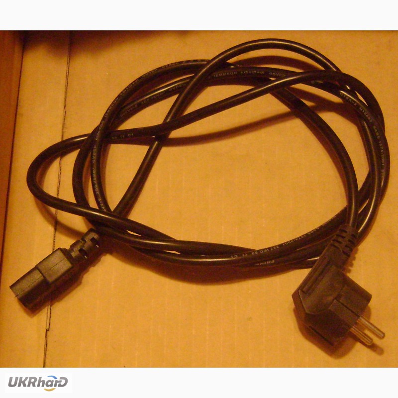 Фото 4. Сетевой шнур ( кабель питания ) для компьютера