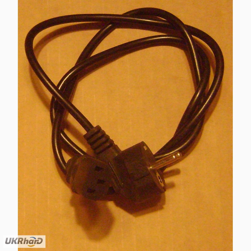 Фото 9. Сетевой шнур ( кабель питания ) для компьютера