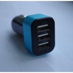 Автомобильная USB зарядка на три выхода, реальных 2.1 Ампера. Отличное качество