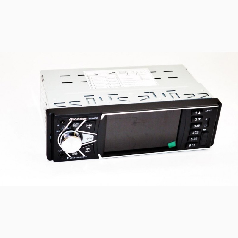 Фото 3. Автомагнитола Pioneer 4038 ISO экран 4, 1#039;#039; DIVX, MP3, USB, SD, Bluetooth