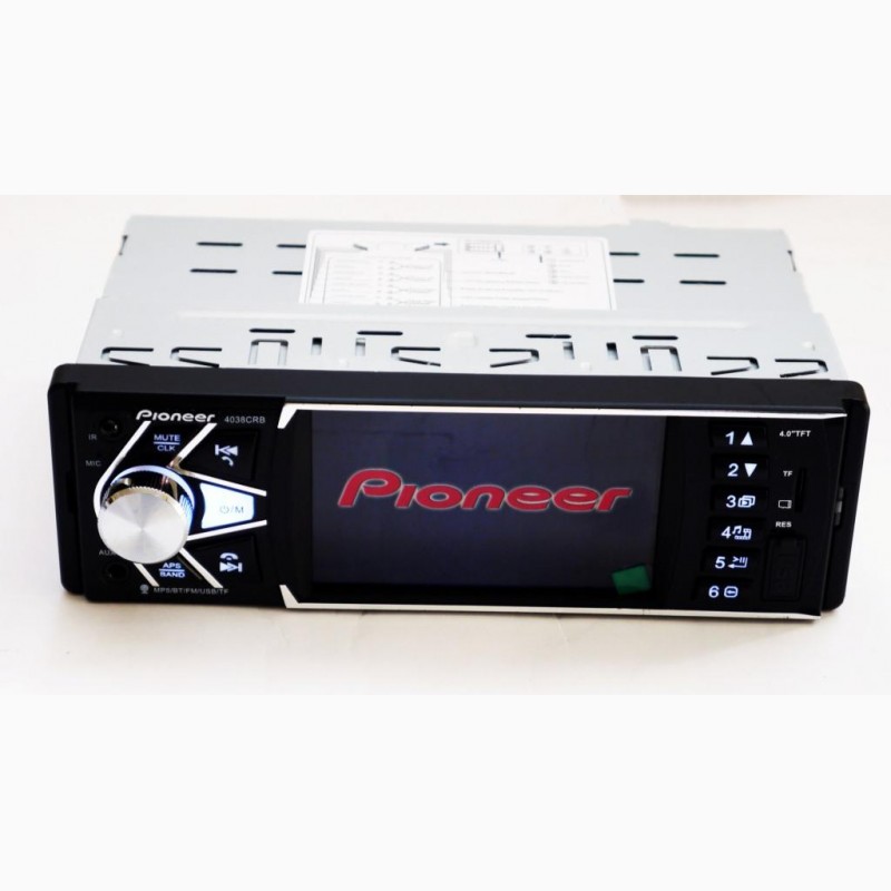 Фото 5. Автомагнитола Pioneer 4038 ISO экран 4, 1#039;#039; DIVX, MP3, USB, SD, Bluetooth