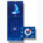 Изготовление фирменных календарей с магнитными курсорами в Киеве