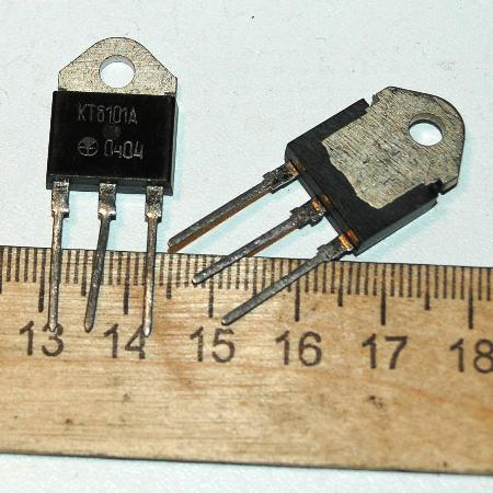 Фото 5. Отечественные биполярные транзисторы средней и большой мощности КТ601 - П702 - ГТ906