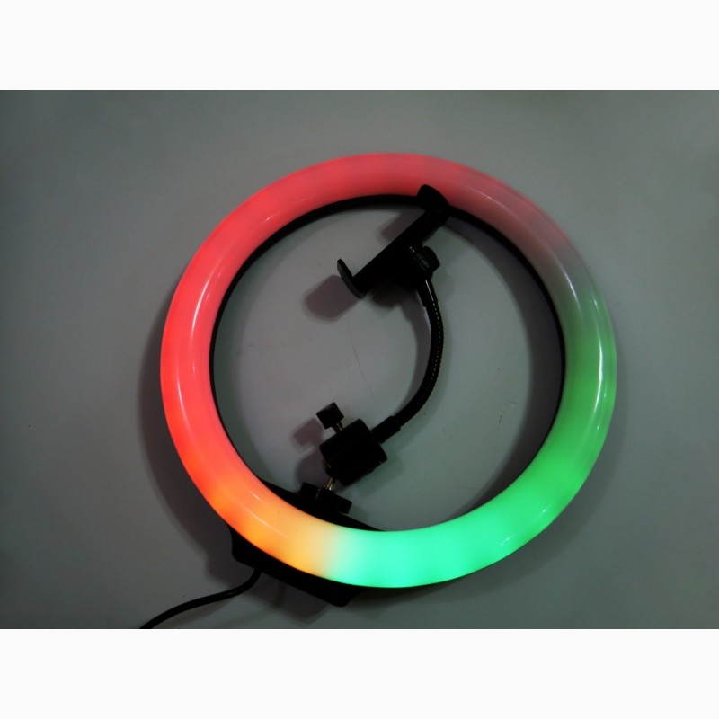 Фото 3. Кольцевая LED лампа RGB MJ26 26см 1 крепл.тел USB