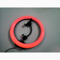Кольцевая LED лампа RGB MJ26 26см 1 крепл.тел USB