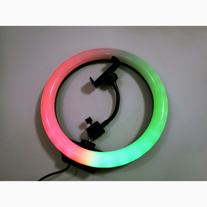 Фото 9. Кольцевая LED лампа RGB MJ26 26см 1 крепл.тел USB