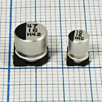 Электролиты low esr SMD +105 C для поверхностного монтажа материнских плат компьютеров