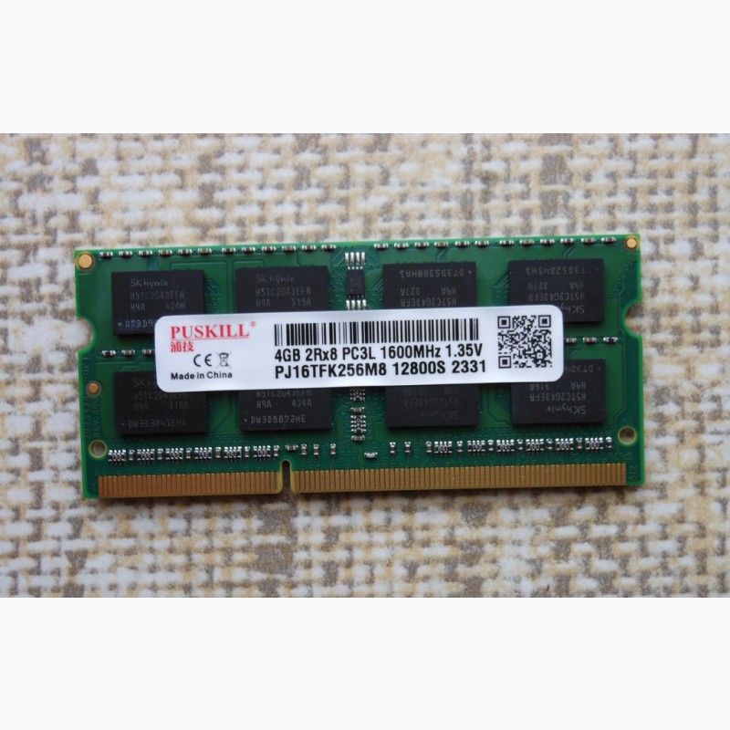 Фото 2. 4Gb DDR3L PC3L-12800s 1600MHz