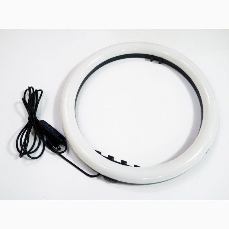 Фото 7. Кольцевая LED лампа SMN-12 30см 1 крепл.тел USB