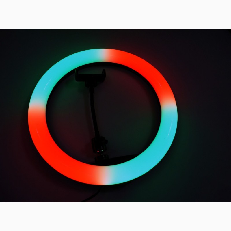 Фото 5. Кольцевая LED лампа RGB MJ33 33см 1 крепл.тел USB
