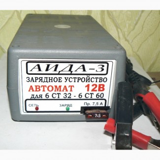 Автоматическое зарядное устройство АИДА-3 для аккумуляторов на 12 вольт с током заряда 3 а