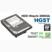 Жесткий диск, HDD Hitachi 2000Gb, 64Mb, 7200, SATA III