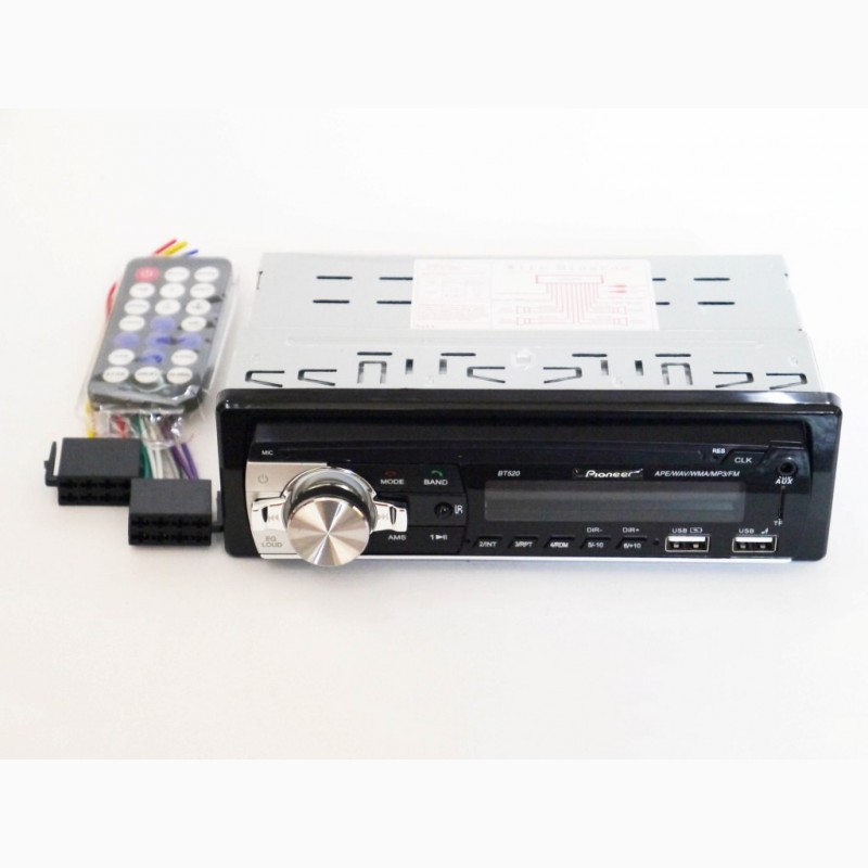 Фото 2. Автомагнитола Pioneer BT520 ISO - MP3, FM, 2xUSB, SD, AUX, BLUETOOTH