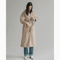 Женское пальто-халат Season Грэйс бежевого цвета