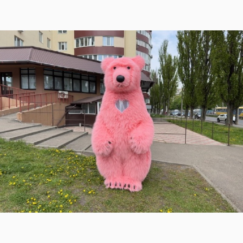 Фото 2. Костюм медведя розовый