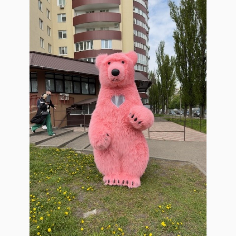 Фото 3. Костюм медведя розовый