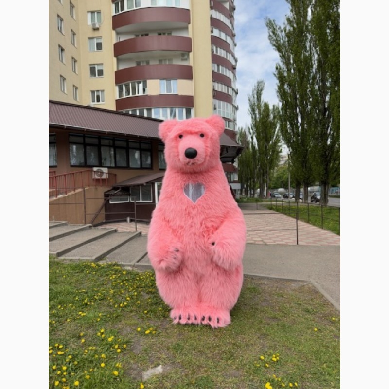 Фото 5. Костюм медведя розовый