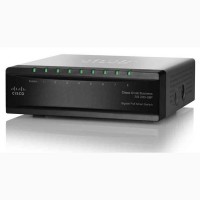 Cisco 8-Port POE 802.11af Gigabit Smart Switch SG200-08P SLM2008 Свитч Управляемый
