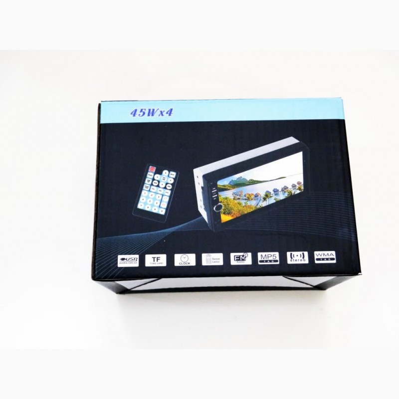 Фото 2. 2din автомагнитола Pioneer 7018 USB, SD, Bluetooth, ПУЛЬТ НА РУЛЬ (короткая база)