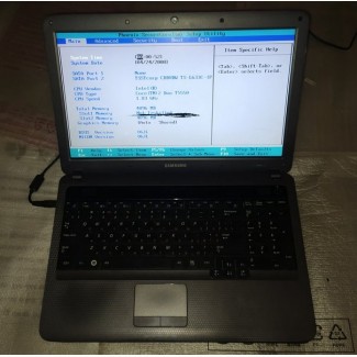 Ноутбук Samsung R528 (не рабочий)