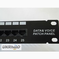 Patch Panel ISDN (Telephone) Cor-X, 19 , 1U, 25 ports RJ-45