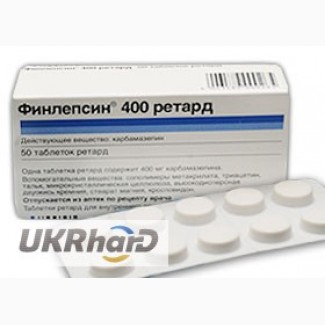 Финлепсин-Ретард таблетки 400мг 50