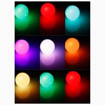 10W RGB Лампа, разноцветная лампа LED, цоколь Е27