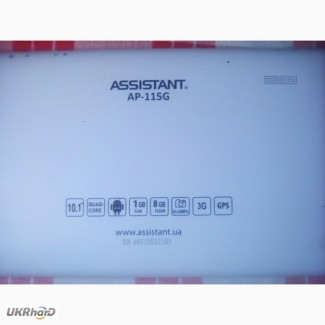Продам планшет assistant ap- 115g