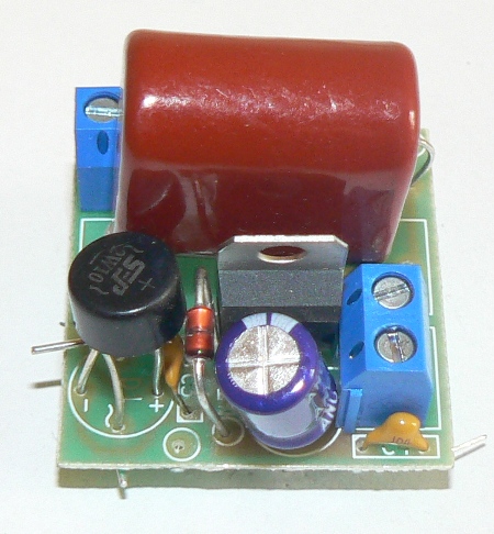 Радиоконструктор K257 Бестрансформаторный стабилизатор напряжения 5…15 вольт 40 миллиампер