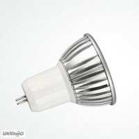 Светодиодная лампа 9W LED 3x3W GU5.3 MR16 220V Три мощных светодиода