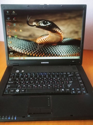 Двухядерный ноутбук Samsung R58 (1 час, отличное состояние)