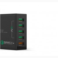 Aukey PA-T1 - умная семейная смарт зарядная станция (5*USB 54W/10Amp)