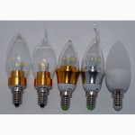 Светодиодная лампа 3W-10W LED цоколь E14 220 вольт