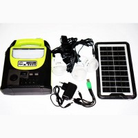 Solar GDPlus GD-8071 портативная солнечная автономная система + FM радио + Bluetooth