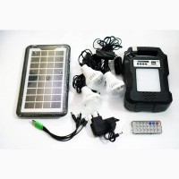 Solar GDPlus GD-8060 + FM радио + Bluetooth портативная солнечная автономная система