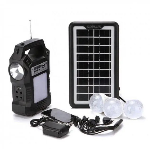 Фото 7. Solar GDPlus GD-8060 + FM радио + Bluetooth портативная солнечная автономная система