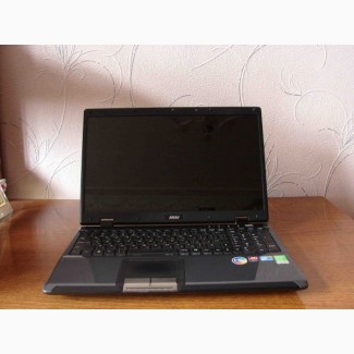 Игровой, двух ядерный ноутбук MSI CX600 в хорошем состоянии