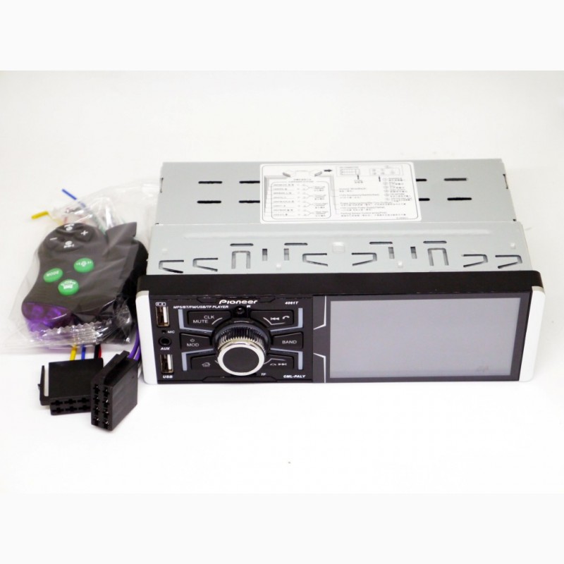 Фото 2. Автомагнитола Pioneer 4061T ISO - Сенсорный экран 4, 1#039;#039;+ RGB подсветка + DIVX + MP3 + USB